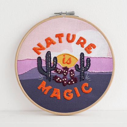 Nature is Magic Premium Embroidery Kit - Bosc Paper Supply Co.